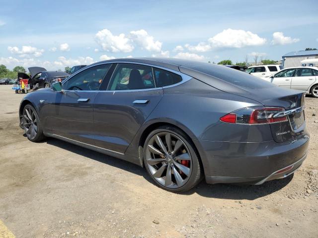 5YJSA1H18EFP56760 - 2014 TESLA MODEL S ნაცრისფერი ფოტო 2