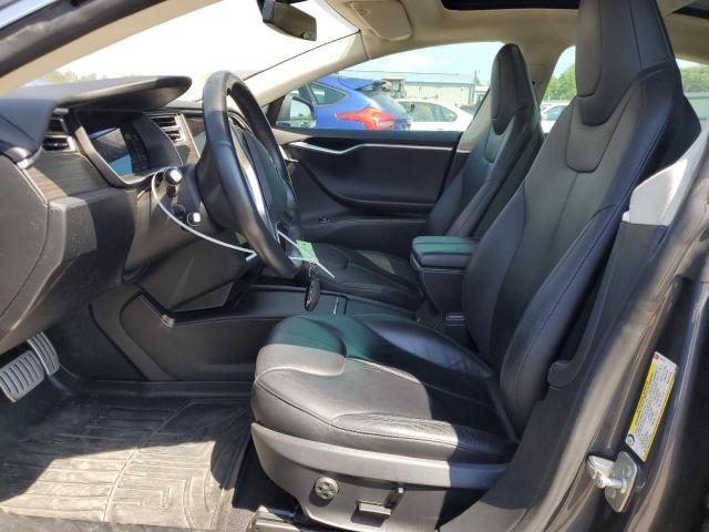 5YJSA1H18EFP56760 - 2014 TESLA MODEL S ნაცრისფერი ფოტო 7