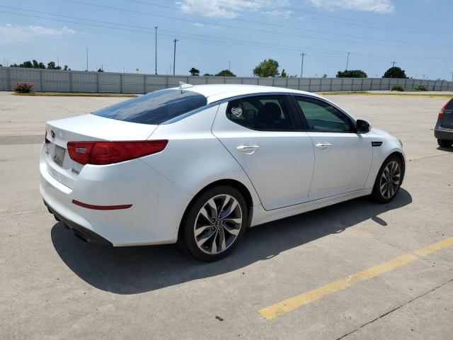 5XXGR4A77EG268587 - 2014 KIA OPTIMA SX WHITE photo 3