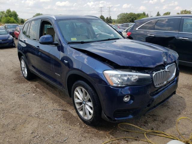 5UXWX9C57G0D83285 - 2016 BMW X3 XDRIVE28I BLUE photo 4