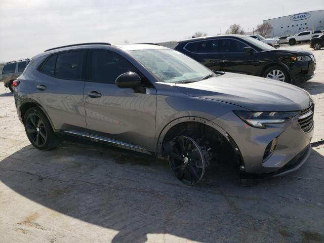 LRBFZNR44MD078801 - 2021 BUICK ENVISION ESSENCE GRAY photo 1