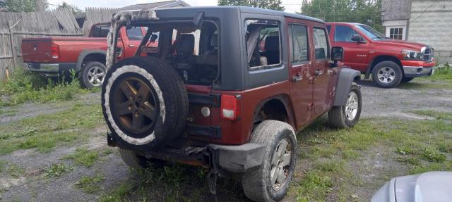 1J4GA39107L101020 - 2007 JEEP WRANGLER X MAROON photo 4