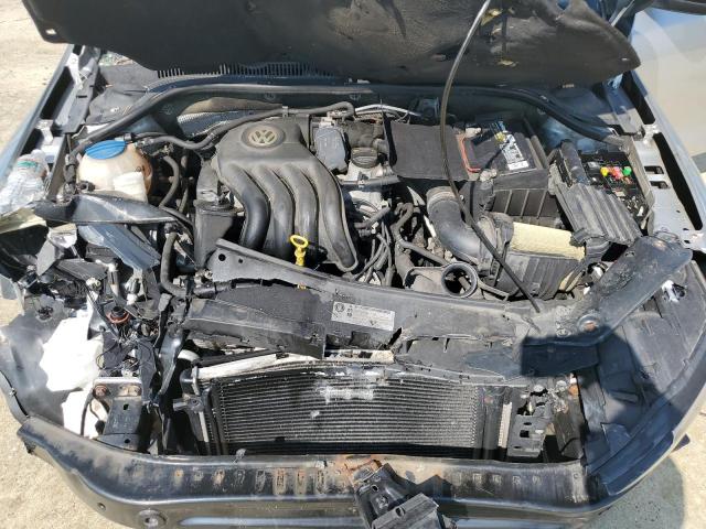 3VW2K7AJ9BM389771 - 2011 VOLKSWAGEN JETTA BASE 银色 照片 11