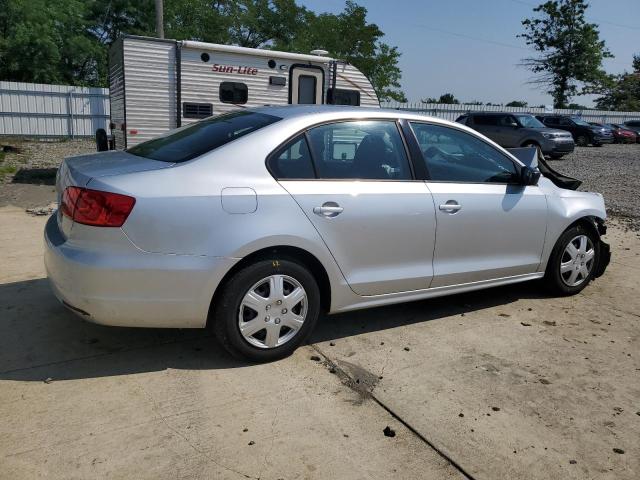 3VW2K7AJ9BM389771 - 2011 VOLKSWAGEN JETTA BASE 银色 照片 3