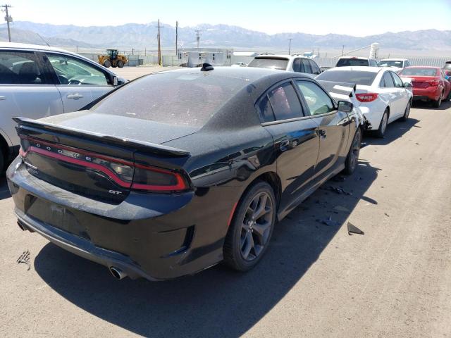 2C3CDXHG6KH671056 - 2019 DODGE CHARGER GT BLACK photo 3