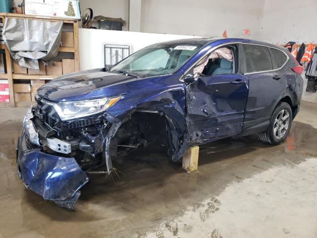 7FARW2H57JE025714 - 2018 HONDA CR-V EX BLUE photo 1