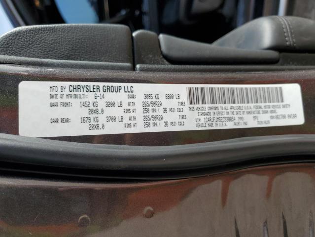 1C4RJFJM5EC538854 - 2014 JEEP GRAND CHER SUMMIT Մոխրագույն լուսանկար 13