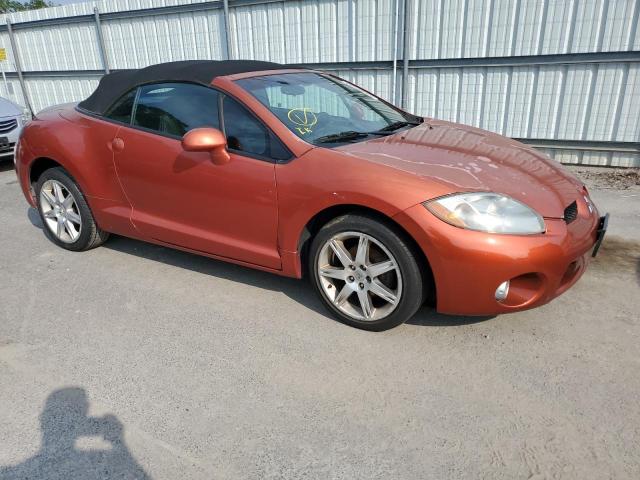 4A3AL35T77E008056 - 2007 MITSUBISHI ECLIPSE SPYDER GT ORANGE photo 4