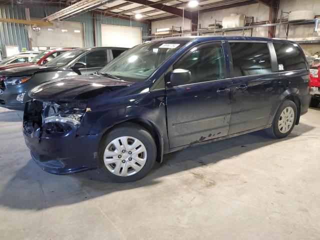 2C4RDGBG0GR122467 - 2016 DODGE GRAND CARA SE BLUE photo 1