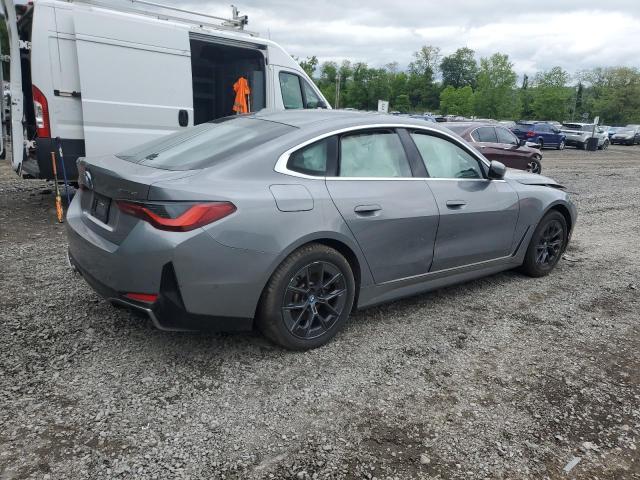 WBY73AW08NFN08173 - 2022 BMW I4 EDRIVE 40 GRAY photo 3