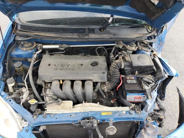 2T1KR32E77C648251 - 2007 TOYOTA COROLLA MA XR BLUE photo 12