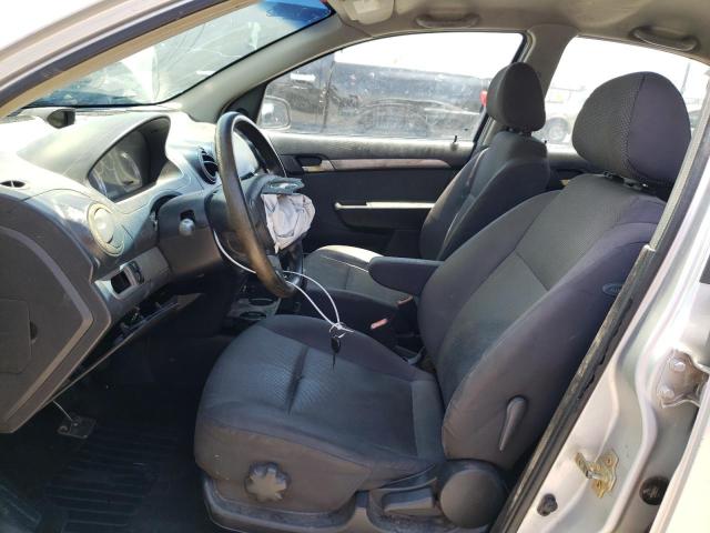 KL1TD56687B066392 - 2007 CHEVROLET AVEO BASE Gümüş foto 7