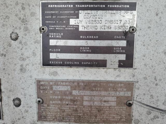 1UYVS2530DM551723 - 2013 UTILITY TL WHITE photo 10