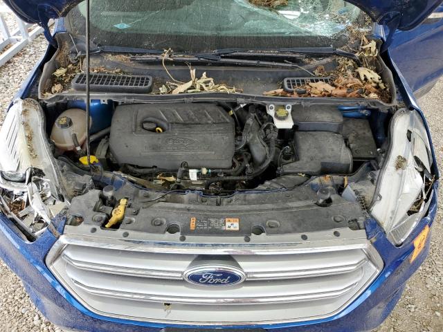 1FMCU0JDXHUE91728 - 2017 FORD ESCAPE TITANIUM ლურჯი ფოტო 12