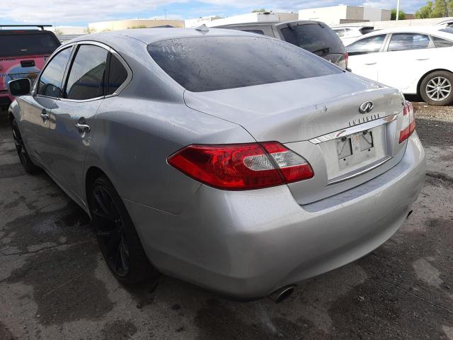 JN1BY1AP8BM321611 - 2011 INFINITI M37 SILVER photo 3