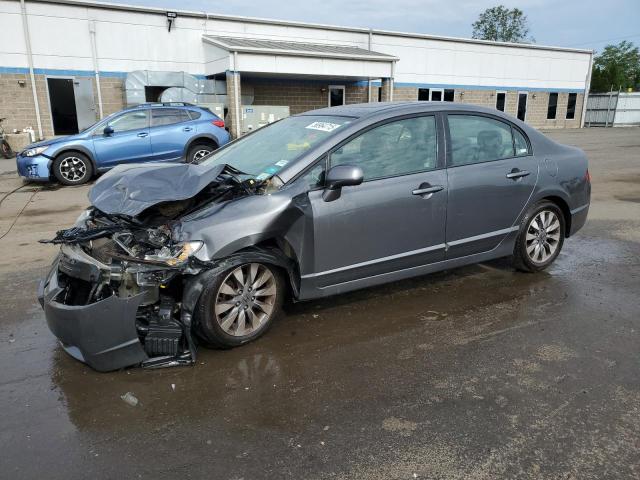 2HGFA16909H351374 - 2009 HONDA CIVIC EXL GRAY photo 1
