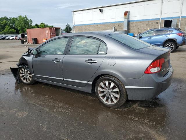 2HGFA16909H351374 - 2009 HONDA CIVIC EXL GRAY photo 2