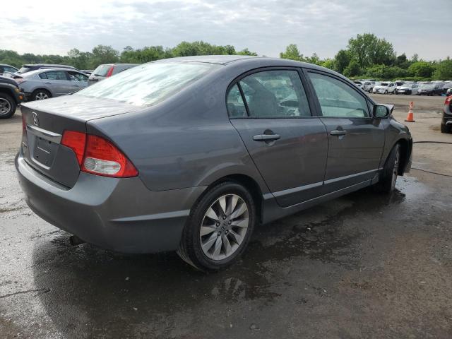 2HGFA16909H351374 - 2009 HONDA CIVIC EXL GRAY photo 3
