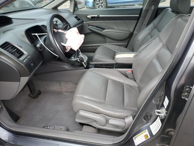 2HGFA16909H351374 - 2009 HONDA CIVIC EXL GRAY photo 7