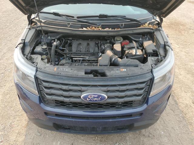 1FM5K8AR0HGC57380 - 2017 FORD EXPLORER POLICE INTERCEPTOR 蓝色 照片 11