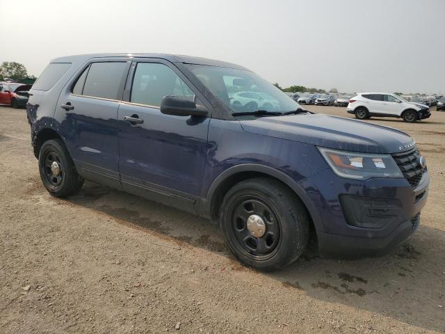 1FM5K8AR0HGC57380 - 2017 FORD EXPLORER POLICE INTERCEPTOR 蓝色 照片 4