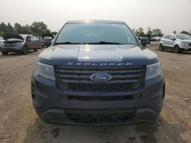 1FM5K8AR0HGC57380 - 2017 FORD EXPLORER POLICE INTERCEPTOR 蓝色 照片 5