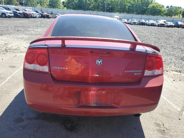 2B3CA3CV6AH250344 - 2010 DODGE CHARGER SXT RED photo 6