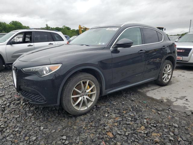 ZASFAKBN2J7B75863 - 2018 ALFA ROMEO STELVIO TI შავი ფოტო 1