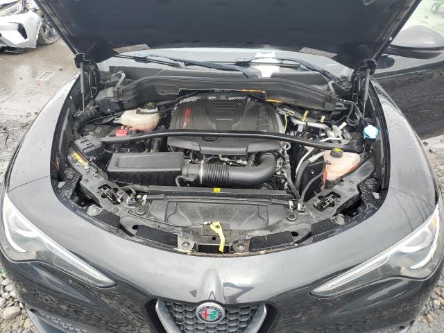 ZASFAKBN2J7B75863 - 2018 ALFA ROMEO STELVIO TI შავი ფოტო 12