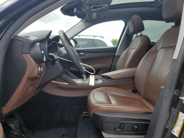 ZASFAKBN2J7B75863 - 2018 ALFA ROMEO STELVIO TI შავი ფოტო 7