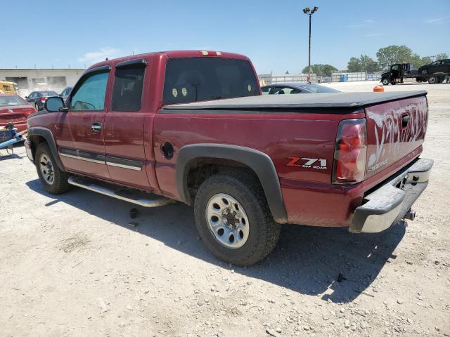 1GCEK19T77Z176021 - 2007 CHEVROLET SILVERADO K1500 BURGUNDY photo 2