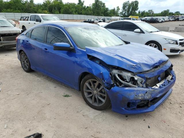 19XFC1F77KE016069 - 2019 HONDA CIVIC EXL ლურჯი ფოტო 4