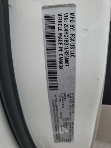 2C4RC1BG1LR268807 - 2020 CHRYSLER PACIFICA TOURING L WHITE photo 13