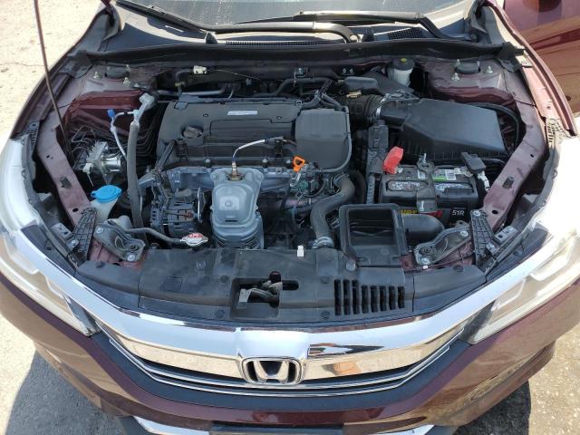 1HGCR2F3XGA092353 - 2016 HONDA ACCORD LX BURGUNDY photo 11