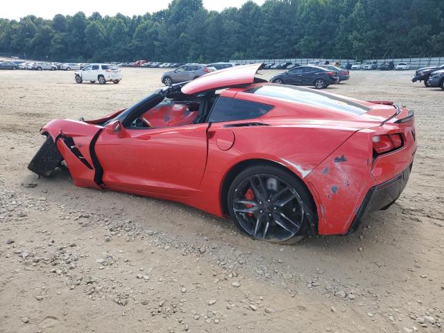 1G1YB2D79K5121432 - 2019 CHEVROLET CORVETTE STINGRAY 1LT RED photo 2