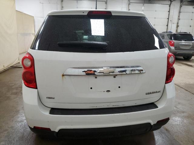 2GNFLCEK9D6400141 - 2013 CHEVROLET EQUINOX LS Սպիտակ լուսանկար 6