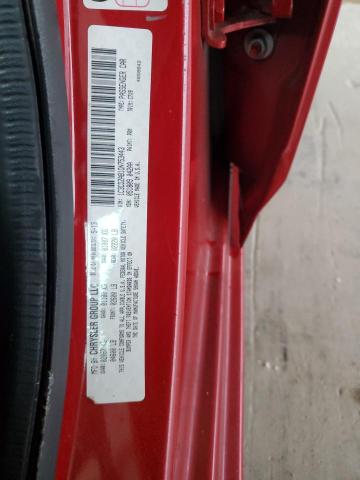 1C3CDZAB1DN753443 - 2013 DODGE AVENGER SE RED photo 12