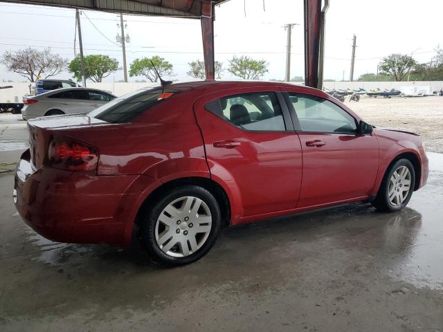 1C3CDZAB1DN753443 - 2013 DODGE AVENGER SE RED photo 3