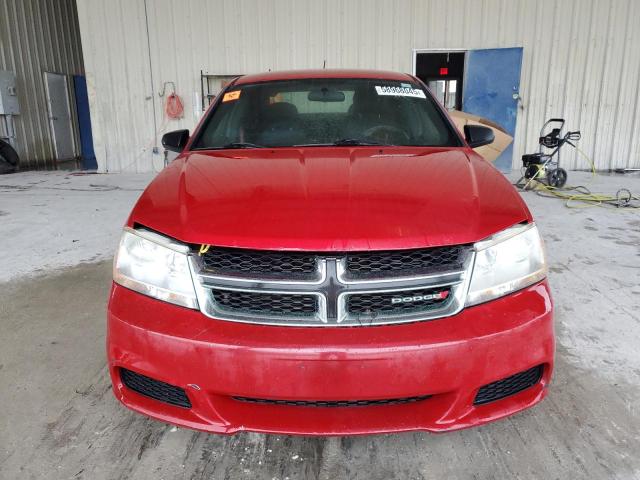 1C3CDZAB1DN753443 - 2013 DODGE AVENGER SE RED photo 5