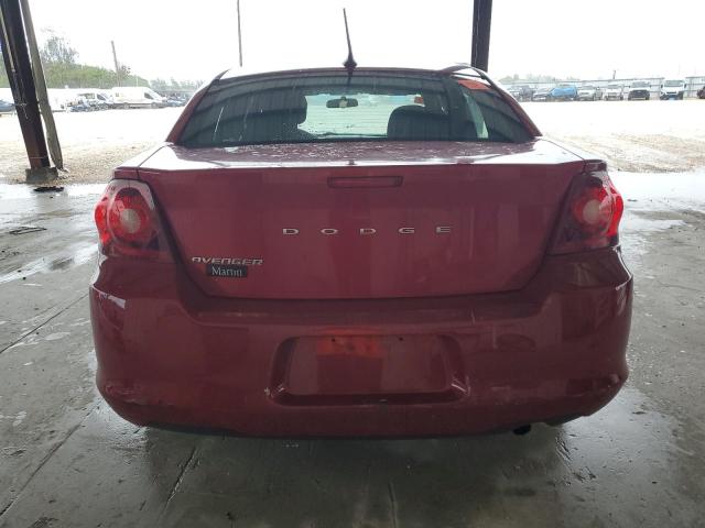 1C3CDZAB1DN753443 - 2013 DODGE AVENGER SE RED photo 6