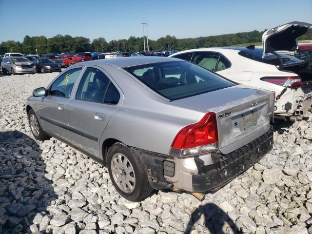 YV1RS61R122092951 - 2002 VOLVO S60 SILVER photo 3