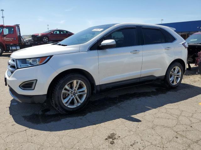 2FMTK4J86FBB62740 - 2015 FORD EDGE SEL WHITE photo 1