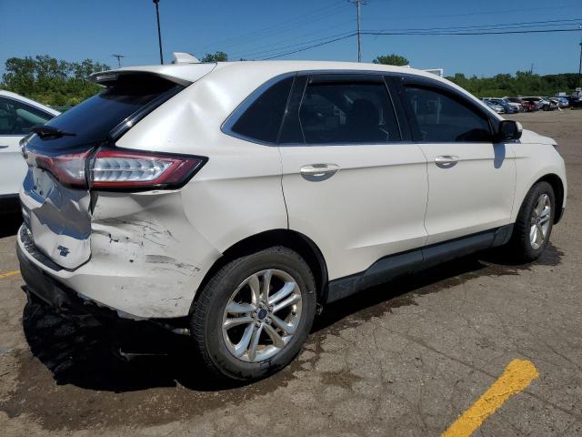 2FMTK4J86FBB62740 - 2015 FORD EDGE SEL WHITE photo 3