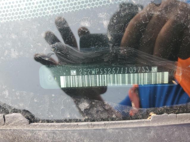 2G2WP552571109733 - 2007 PONTIAC GRAND PRIX 银色 照片 12