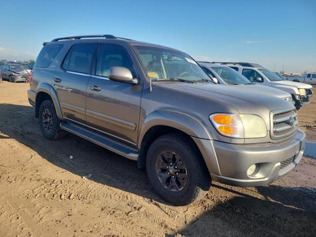 5TDBT48A33S193220 - 2003 TOYOTA SEQUOIA LIMITED GRAY photo 4