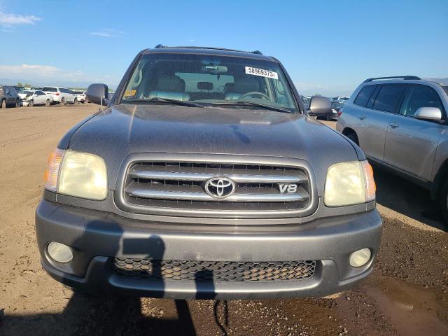 5TDBT48A33S193220 - 2003 TOYOTA SEQUOIA LIMITED GRAY photo 5