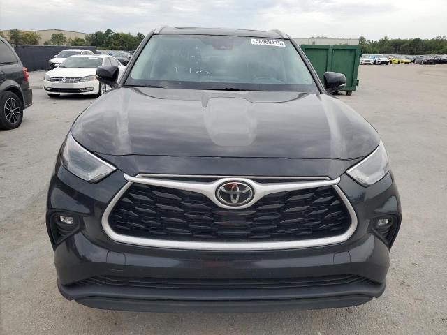 5TDGZRAH4NS127982 - 2022 TOYOTA HIGHLANDER XLE BLACK photo 5
