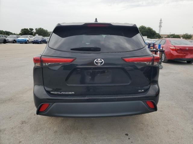 5TDGZRAH4NS127982 - 2022 TOYOTA HIGHLANDER XLE BLACK photo 6