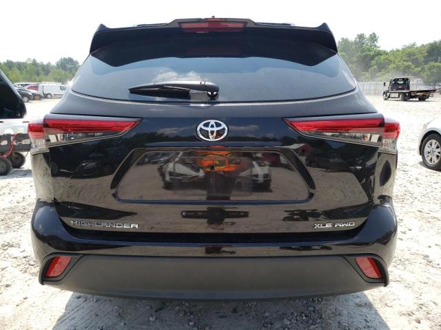 5TDGZRBH2NS237847 - 2022 TOYOTA HIGHLANDER XLE Սև լուսանկար 6