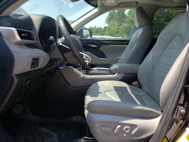5TDGZRBH2NS237847 - 2022 TOYOTA HIGHLANDER XLE Սև լուսանկար 7